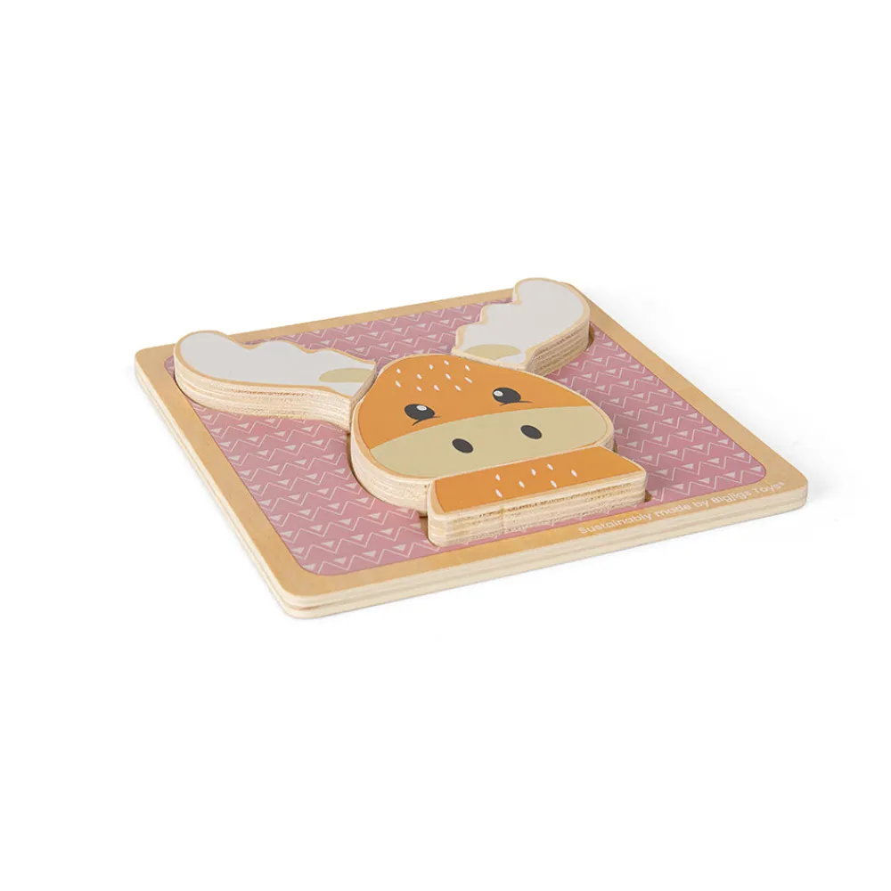 reindeer_chunky_puzzle_2.webp Fashion Reindeer Chunky Puzzle Wooden Puzzles And Activity Toys | Children's Wooden Puzzles