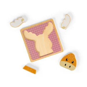 Fashion Reindeer Chunky Puzzle Wooden Puzzles And Activity Toys | Children's Wooden Puzzles