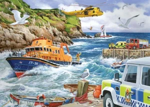 Online Rescue – 1000 Piece Jigsaw Puzzle Children's Wooden Puzzles