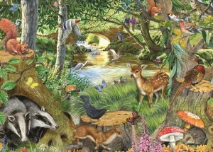 Best Riverside Glade – BIG 500 Piece Jigsaw Puzzle Children's Wooden Puzzles