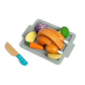 Fashion Roast Dinner Set Wooden Toy Food Sets | Shopping Role Play