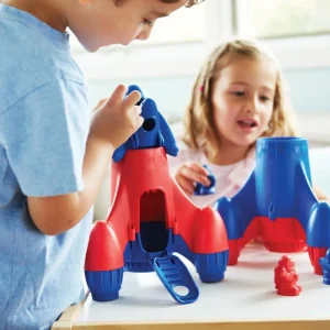 Online Rocket (Blue) Wooden Toy Cars For Children