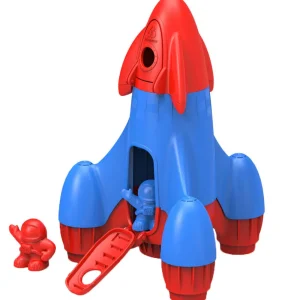 Clearance Rocket (Red) Wooden Toy Cars For Children