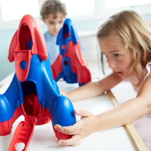 Clearance Rocket (Red) Wooden Toy Cars For Children
