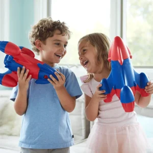 Clearance Rocket (Red) Wooden Toy Cars For Children
