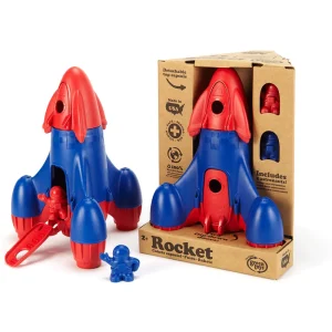 Clearance Rocket (Red) Wooden Toy Cars For Children