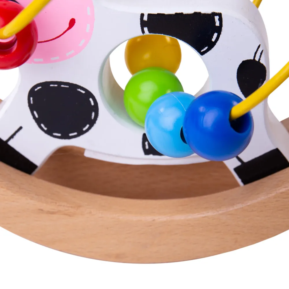 rocking_cow_bead_frame_2.webp Best Rocking Cow Bead Frame Wooden Puzzles And Activity Toys | Activity Toys & Games
