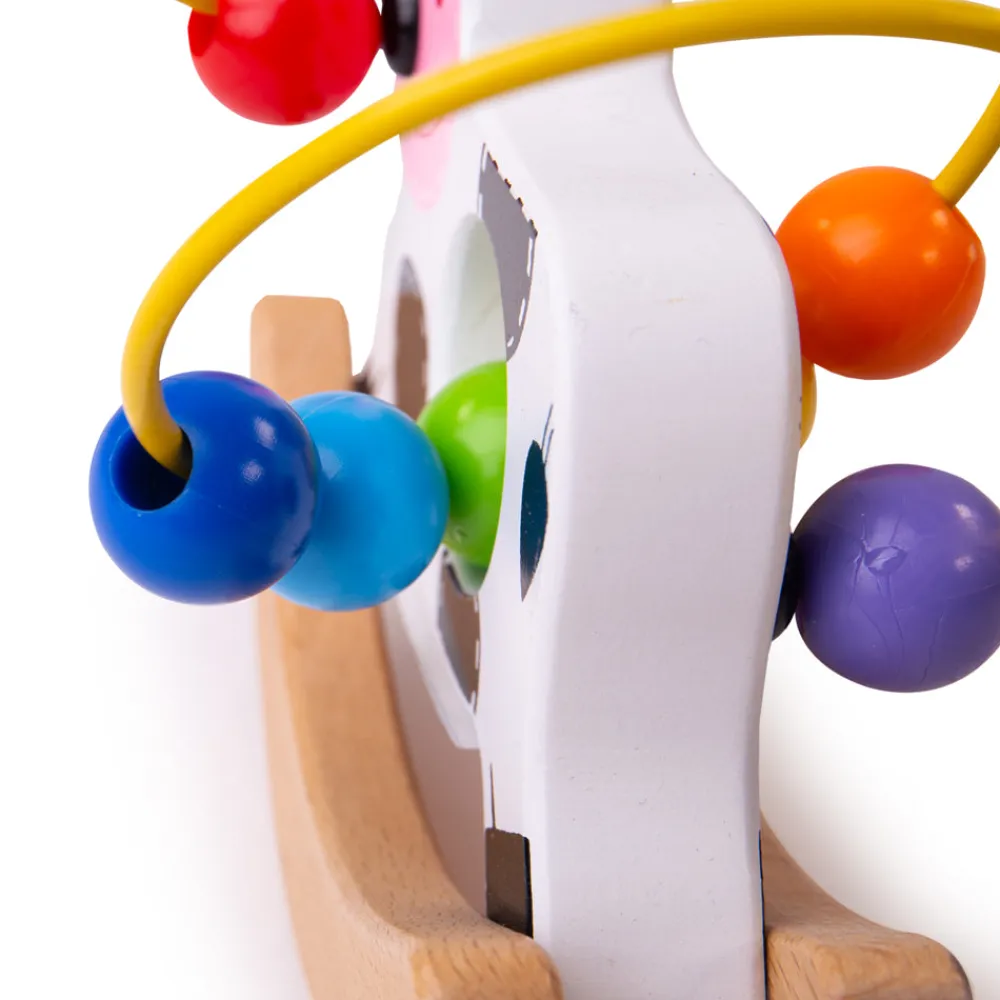 rocking_cow_bead_frame_3.webp Best Rocking Cow Bead Frame Wooden Puzzles And Activity Toys | Activity Toys & Games