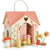 Online Rosewood Cottage Wooden Doll’s Houses | Prams & Cradles