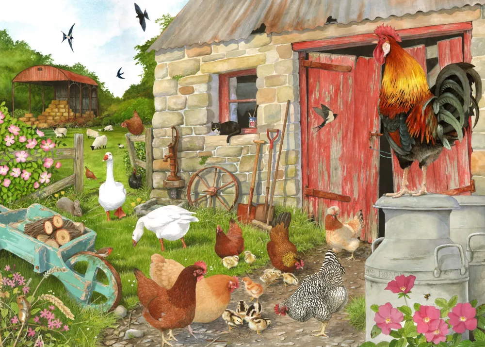 ruling_the_roost__big__pi_0.webp Hot Ruling The Roost – BIG 500 Piece Jigsaw Puzzle Children's Wooden Puzzles