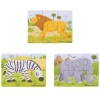 Online Safari (6 Piece Puzzles) – 3 Puzzles Wooden Puzzles And Activity Toys | Children's Wooden Puzzles