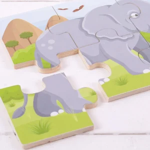Online Safari (6 Piece Puzzles) – 3 Puzzles Wooden Puzzles And Activity Toys | Children's Wooden Puzzles