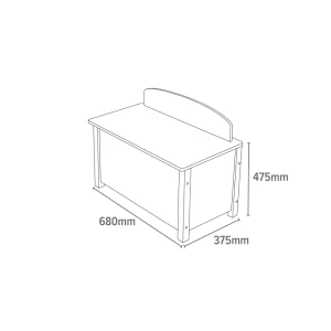 Fashion Safari Big Toy Box Kids Kid’s Furniture