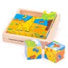 Discount Safari Cube Puzzle Wooden Puzzles And Activity Toys | Children's Wooden Puzzles