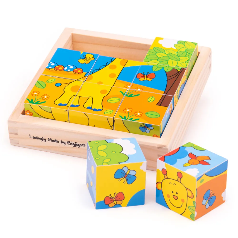 safari_cube_puzzle_0.webp Discount Safari Cube Puzzle Wooden Puzzles And Activity Toys | Children's Wooden Puzzles