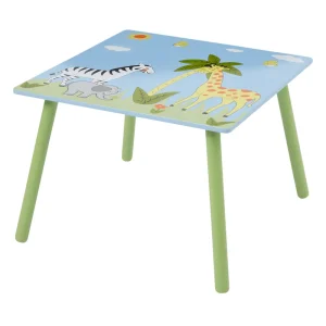 Discount Safari Square Table and Chair Set Kids Kid’s Furniture