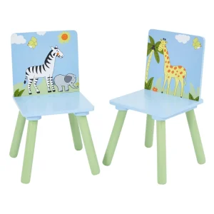 Discount Safari Square Table and Chair Set Kids Kid’s Furniture