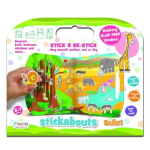 Fashion Safari Stickabouts Kids Arts And Crafts Sets For Kids