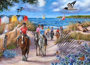New Sea Horses – BIG 500 Piece Jigsaw Puzzle Children's Wooden Puzzles