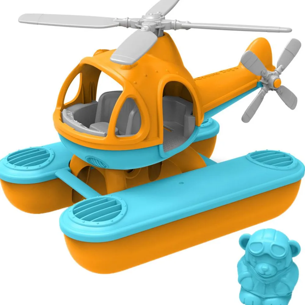 seacopter_orange_0.webp Sale Seacopter (Orange) Wooden Toy Cars For Children