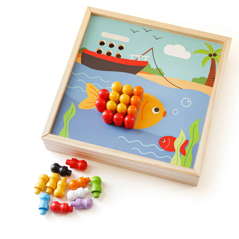 seaside_peg_art_board_0.webp Outlet Seaside Peg Art Board Kids Arts And Crafts Sets For Kids