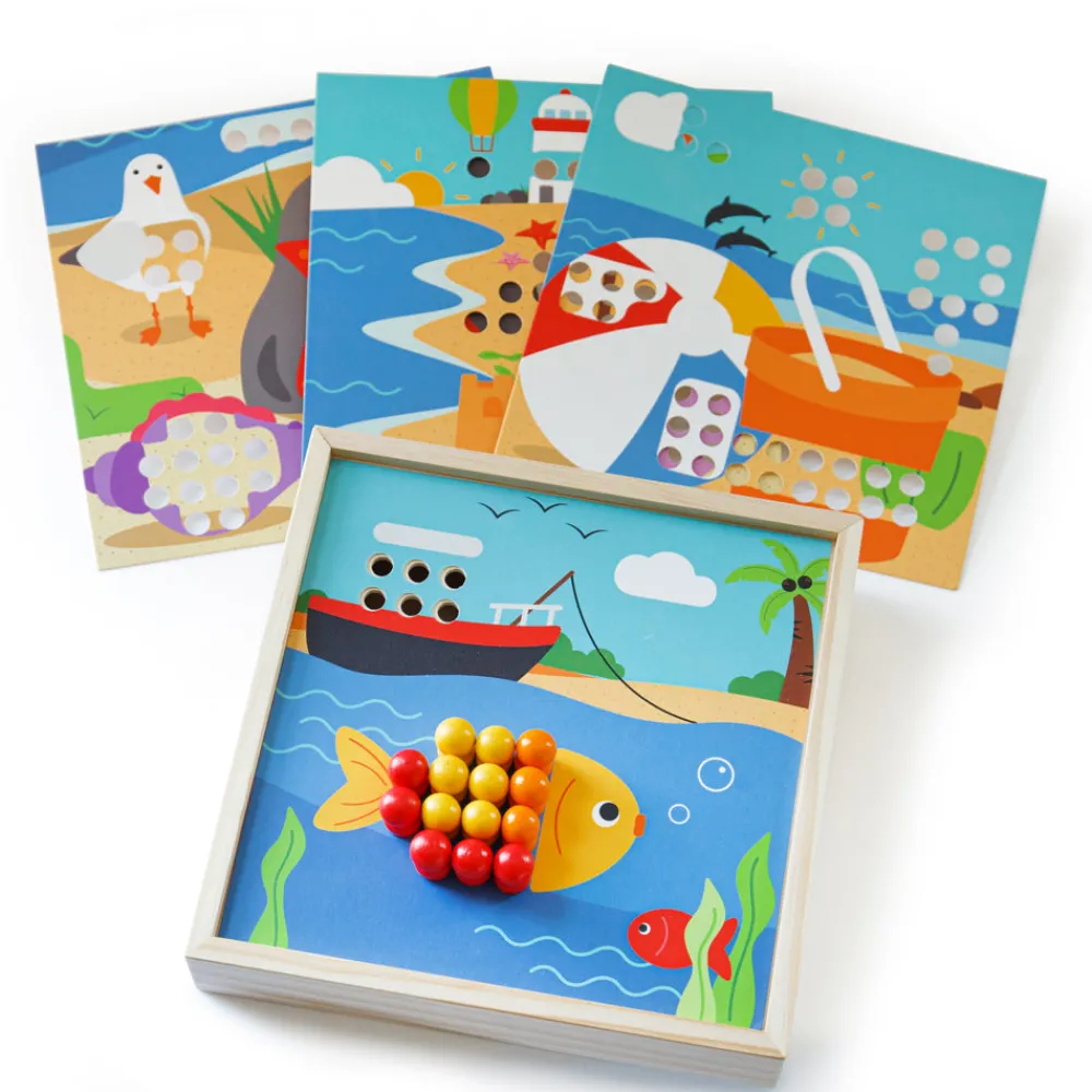 seaside_peg_art_board_1.webp Outlet Seaside Peg Art Board Kids Arts And Crafts Sets For Kids