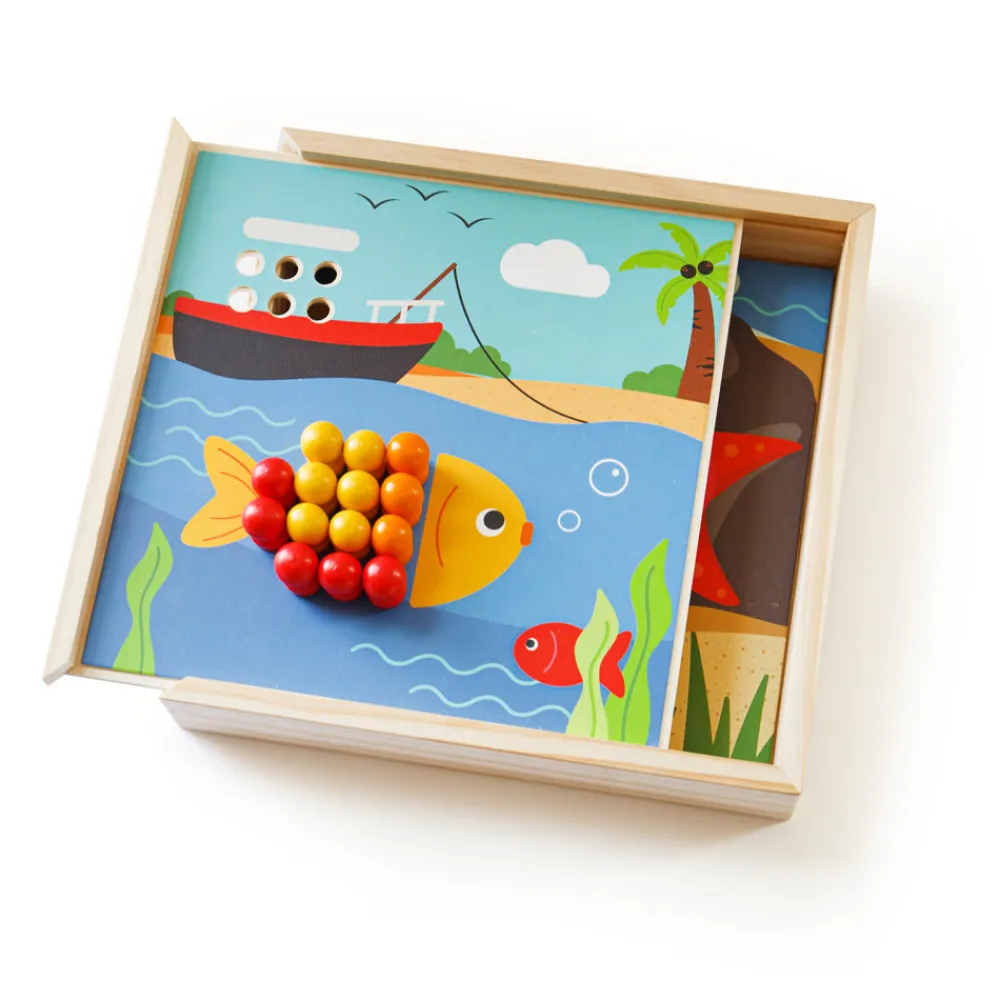 seaside_peg_art_board_2.webp Outlet Seaside Peg Art Board Kids Arts And Crafts Sets For Kids