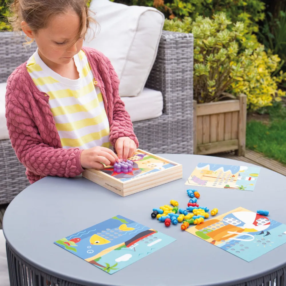 seaside_peg_art_board_3.webp Outlet Seaside Peg Art Board Kids Arts And Crafts Sets For Kids