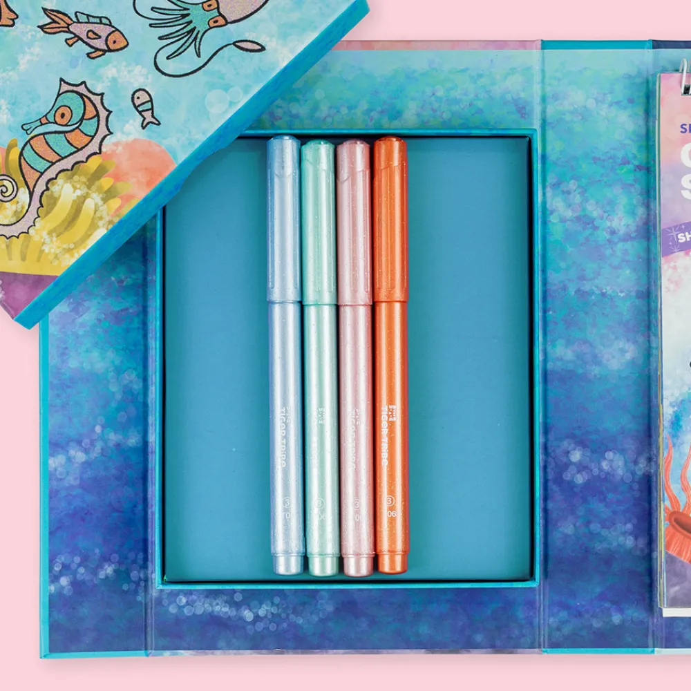 shimmer_colouring_set__se_1.webp New Shimmer Colouring Set – Sea Life Kids Arts And Crafts Sets For Kids