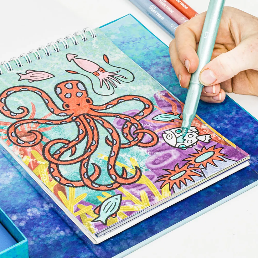 shimmer_colouring_set__se_3.webp New Shimmer Colouring Set – Sea Life Kids Arts And Crafts Sets For Kids