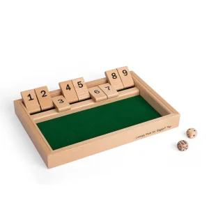 Clearance Shut The Box Traditional Wooden Games