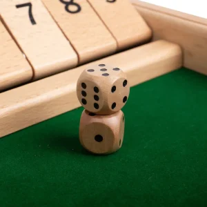 Clearance Shut The Box Traditional Wooden Games