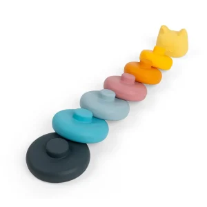 Clearance Silicone Stacking Cat Wooden Puzzles And Activity Toys | Traditional Wooden Toys