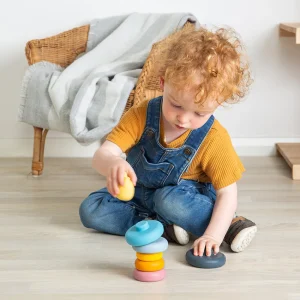 Clearance Silicone Stacking Cat Wooden Puzzles And Activity Toys | Traditional Wooden Toys