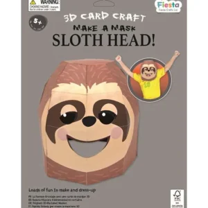 Clearance Sloth 3D Mask Card Craft Kit Kids Arts And Crafts Sets For Kids