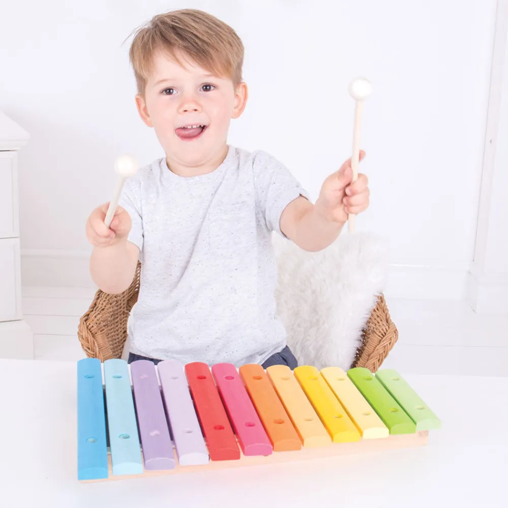 snazzy_xylophone_6.webp Discount Snazzy Xylophone Traditional Wooden Toys | Gifts For 5 Yr Olds
