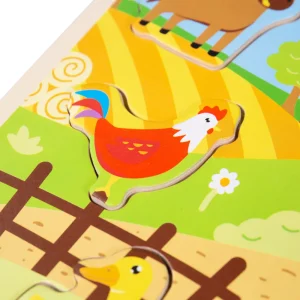 Best Sound Puzzles – Farm Wooden Puzzles And Activity Toys | Children's Wooden Puzzles