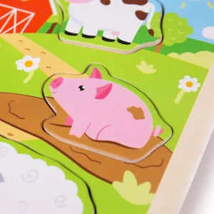 Best Sound Puzzles – Farm Wooden Puzzles And Activity Toys | Children's Wooden Puzzles