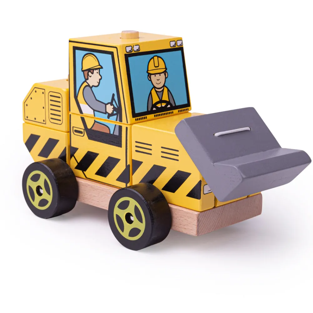 stacking_bulldozer_0.webp Clearance Stacking Bulldozer Traditional Wooden Toys | Building & Stacking Toys