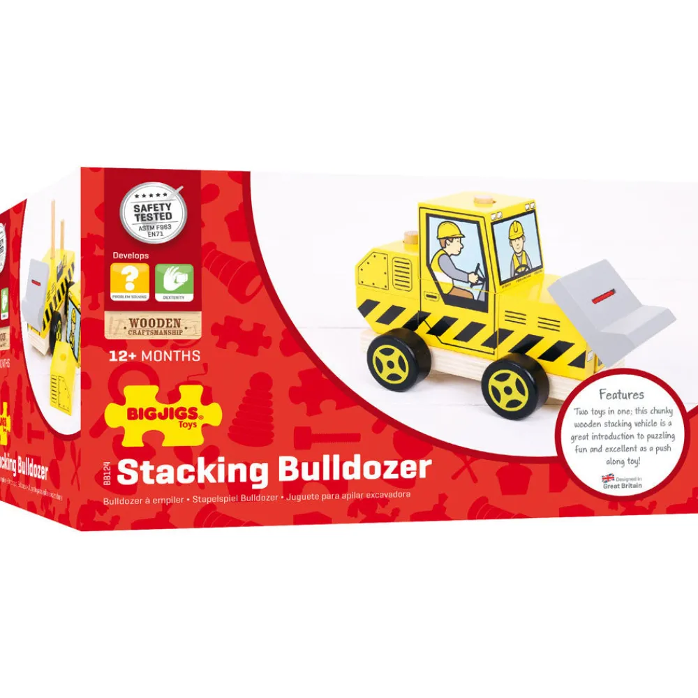 stacking_bulldozer_1.webp Clearance Stacking Bulldozer Traditional Wooden Toys | Building & Stacking Toys