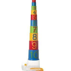 Clearance Stacking Pyramid Numbers Outdoor Garden Toys