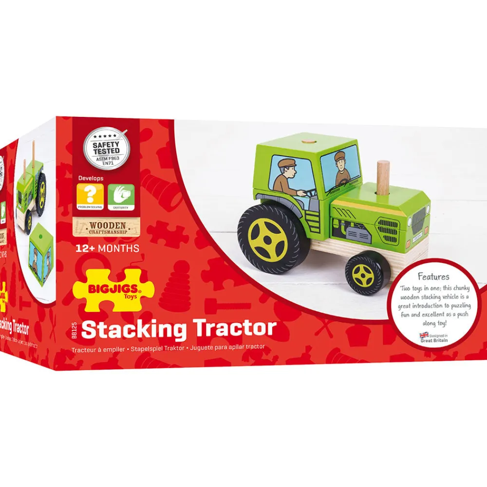 stacking_tractor_1.webp New Stacking Tractor Wooden Push And Pull Along Toys | Building & Stacking Toys