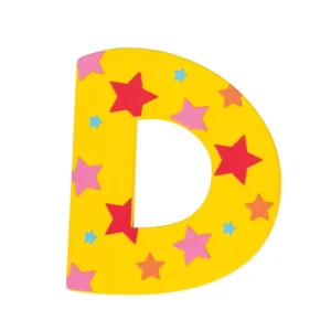 Discount Star Letter D (Blue ) Kids Kids Room Accessories