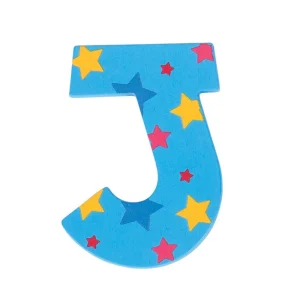 Sale Star Letter J (Blue ) Kids Kids Room Accessories