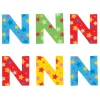 Hot Star Letter N (Green ) Kids Kids Room Accessories