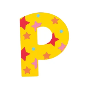 Online Star Letter P (Blue ) Kids Kids Room Accessories