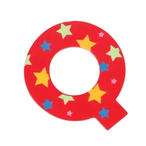 Hot Star Letter Q (Red ) Kids Kids Room Accessories