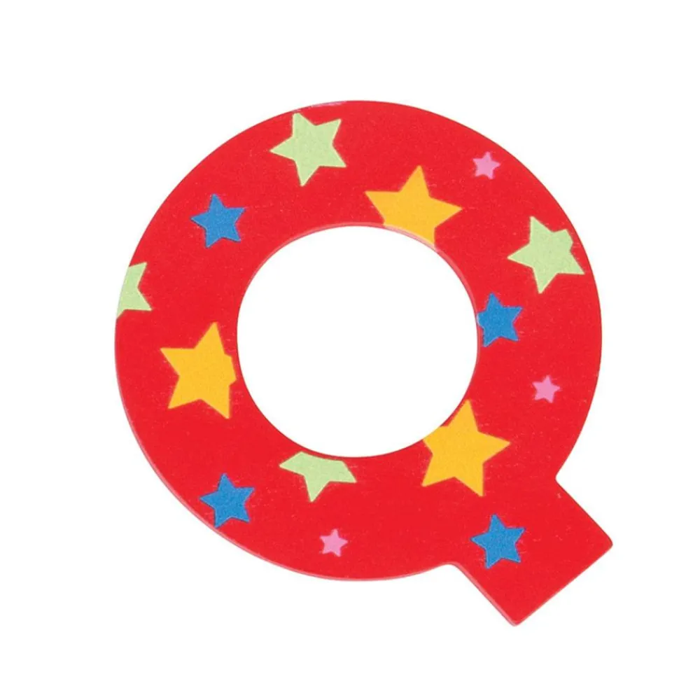 star_letter_q_red__3.webp Hot Star Letter Q (Red ) Kids Kids Room Accessories