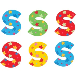 Hot Star Letter S (Blue ) Kids Kids Room Accessories