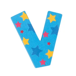 Fashion Star Letter V (Blue ) Kids Kids Room Accessories